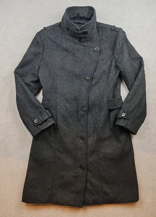 Manteau long TBS femme Gris noir taille 40, brand: TBS, condizioni: Ottime, taglia: L / IT 44 / EU 40, €10.00, €11.20 include la Protezione acquisti