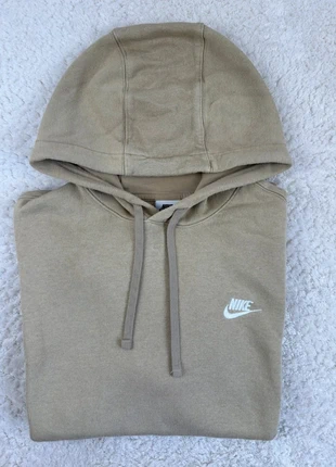 Sweat-shirt à capuche Nike club fleece - M - beige marron, marque: Nike, état: Neuf sans étiquette, taille: M / 38 / 10, 25,00 €, 26,95 € Protection acheteurs (Pro) incluse