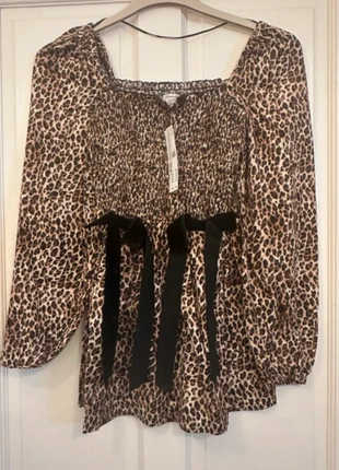 Urban Outfitters Kimchi Blue Smocked Leopard Mini Dress XXS / UK 4 BNWT, Velvet Bow Waist, brand: Urban Outfitters, condition: New with tags, size: XS / UK 4-6, £12.00, £13.30 includes Buyer Protection