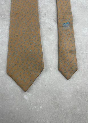 Noeud de Cravate Hermès Paris Vintage 100% Soie Made in France Jaune à Motif Bleu, marca: Hermès, estado: Muy bueno, 50,00 €, 53,20 € Protección al comprador incluida