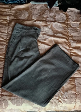 Pantaloni larghi marroni fantasia a quadretti, brand: Timeless, condizioni: Nuovo senza cartellino, taglia: M / IT 42 / EU 38, €6.20, €7.21 include la Protezione acquisti