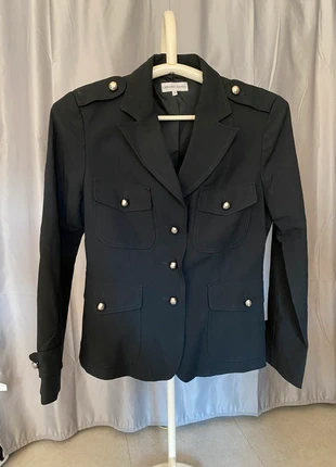 Veste blazer Gérard Darel noire – style officier, boutons argentés – T38, marque: Gerard Darel, état: Très bon état, taille: M / 38 / 10, 43,00 €, 45,85 € Protection acheteurs incluse