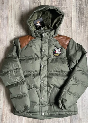 Doudoune Chevignon homme S – kaki & cuir – neuve avec étiquette – très chaude hiver, marca: Chevignon, estado: Novo com etiquetas, tamanho: S, €85.50, €90.48 inclui Proteção do Comprador