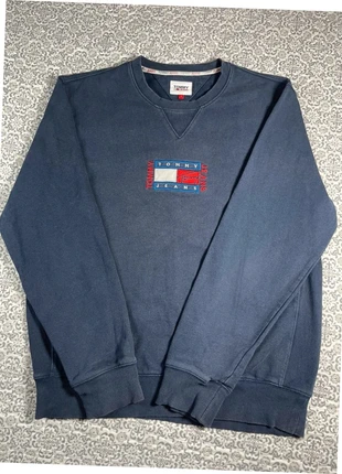 Pull Tommy Hilfiger | Taille L | Bleu, merk: Tommy Hilfiger, staat: Heel goed, maat: L, € 23,00, € 24,85 inclusief Kopersbescherming