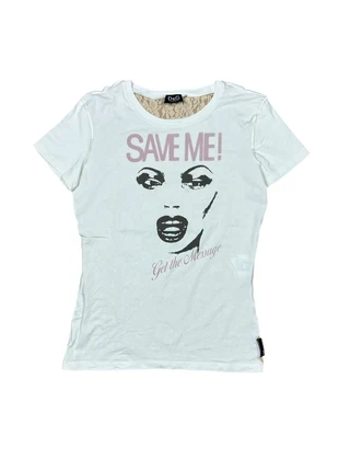 2000s Dolce & Gabbana Graphic Tee, merk: D&G, staat: Heel goed, maat: M / 38 / 10, € 75,00, € 79,45 inclusief Kopersbescherming Pro