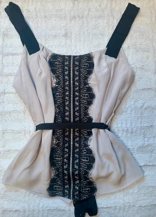 Vintage Coast Babydoll Lace Detail Silk Cami, brand: Top Vintage, condition: Very good, size: L / 40 / 12, €3.50, €4.38 includes Buyer Protection