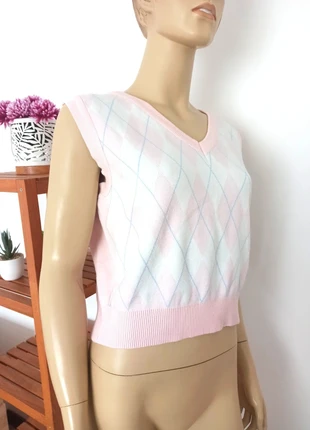 Chaleco de punto en rosa pastel talla L (40), marque: Primark, état: Très bon état, taille: L / 40 / 12, 8,00 €, 9,10 € Protection acheteurs incluse