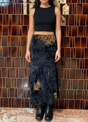 Jupe longue satinée multicolore, marca: Studio Celeste, estado: Muito bom, tamanho: S / 36 / 8, €39.90, €42.60 inclui Proteção do Comprador Pro