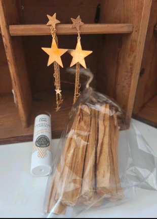 Pendientes chic Labios Hidratados y Palo Santo para el Alma., estado: Nuevo sin etiquetas, 17,00 €, 18,55 € Protección al comprador incluida