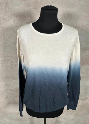 Pull Vintage Tahari blanc bleu ombré taille M, brand: Vintage Dressing, condizioni: Ottime, taglia: M / IT 42 / EU 38, €7.00, €8.05 include la Protezione acquisti Pro
