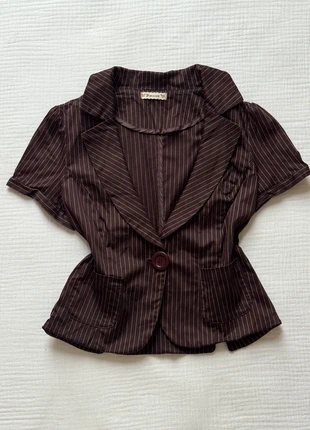 Top chemisier vintage à rayures y2k siren office, marque: Top Vintage, état: Très bon état, taille: S / 36 / 8, 22,50 €, 24,33 € Protection acheteurs incluse