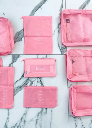 Set de 8 organisateurs de voyage imperméables / sacs de rangement / pochettes de valise, marke: colorful life, zustand: Neu, mit Etikett, 15,00 €, 16,45 € inklusive Vinted-Käuferschutz