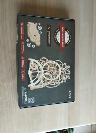 Horloge mécanique en bois ROKR, marca: Robotime, estado: Novo com etiquetas, €15.00, €16.45 inclui Proteção do Comprador