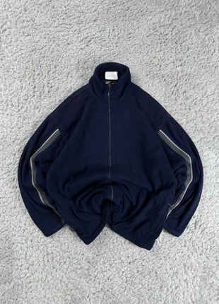 Oversized Polar Fleece Vintage Navy Blue Y2k Retro Design, merk: Vintage Dressing, staat: Heel goed, maat: XL, € 28,00, € 30,10 inclusief Kopersbescherming