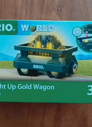 Brio gold wagon - nieuw, merk: Brio, staat: Nieuw met prijskaartje, maat: 6 jaar / 116 cm, € 9,00, € 10,15 inclusief Kopersbescherming