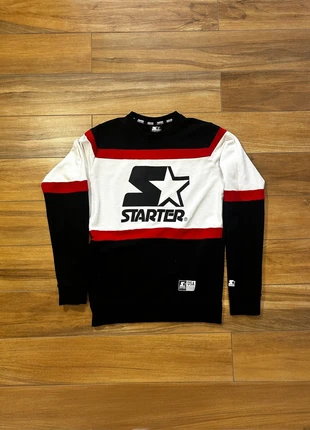 Vintage Starter Sweatshirt Crewneck Colorblock Oversize 90s Style, brand: Starter, condizioni: Ottime, taglia: M, €20.00, €21.70 include la Protezione acquisti