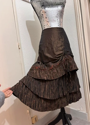 Jupe rétro vintage bohème chic, brand: Vintage Dressing, condition: Very good, size: M / 38 / 10, €15.00, €16.45 includes Buyer Protection Pro