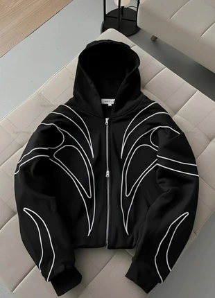 Hoodie zip felpa y2k opium vintage dressing streetwear, marque: y2k, état: Neuf sans étiquette, taille: M, 44,90 €, 47,85 € Protection acheteurs incluse