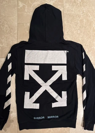 Off-White Mirror Mirror Hoodie, merk: Off-White, staat: Heel goed, maat: M, € 55,00, € 58,45 inclusief Kopersbescherming