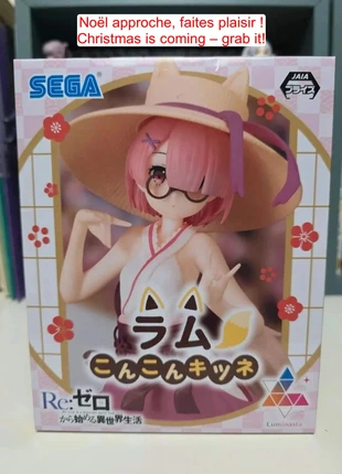 Figurine Luminasta Ram Yelping Fox
: Re Zero Starting Life in Another World, marke: Sega, zustand: Sehr gut, größe: Einheitsgröße, 22,00 €, 23,80 € beinhaltet Vinted-Käuferschutz Pro