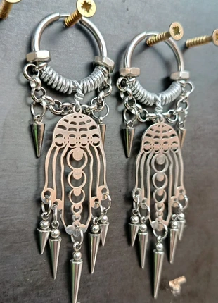 Pendientes medusa, marque: Punk Rave, état: Neuf sans étiquette, 16,50 €, 18,03 € Protection acheteurs incluse