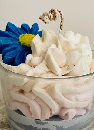 Bougie dessert fleur bleue – cire de soja | Vanille douce | Mèche torsadée, marca: Ritual, estado: Nuevo sin etiquetas, 15,00 €, 16,45 € Protección al comprador incluida