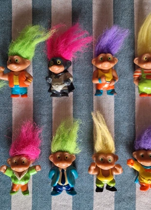Lot 9 figurines Trolls vintage, brand: Soma, condition: Very good, size: One size, €17.00, €18.55 includes Buyer Protection