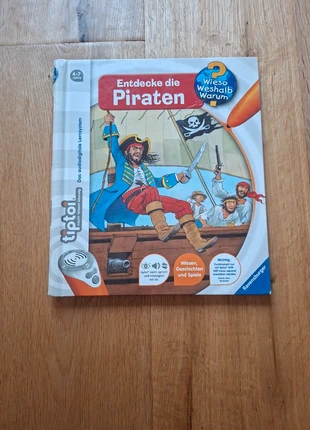 Tiptoi Buch "Entdecke die Piraten", staat: Veelgebruikt, € 5,00, € 5,95 inclusief Kopersbescherming