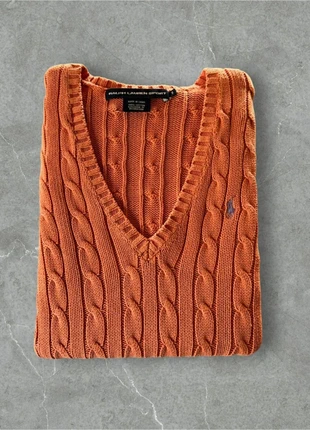Cable Knit Sweater / pull torsadé tressé Ralph Lauren orange corail taille S, marque: Ralph Lauren, état: Très bon état, taille: S / 36 / 8, 41,00 €, 43,75 € Protection acheteurs (Pro) incluse