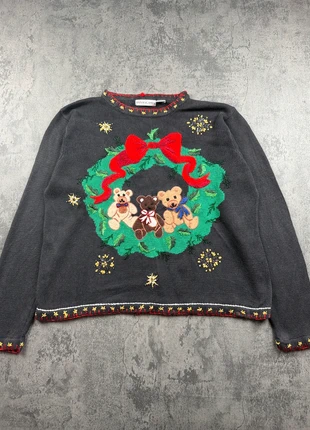 Vintage Christmas Sweater – Ugly Xmas Funny Classic Santa’s USA Style Santa’s Reindeer – Size XL, marca: Vintage Dressing, estado: Muy bueno, tamaño: XL / 42 / 14, 40,00 €, 42,70 € Protección al comprador Pro incluida
