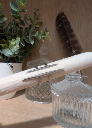 Bague argentée au design moderne et épurée / minimaliste, marke: CHIC, zustand: Neu, größe: Größenverstellbar, 3,50 €, 4,38 € inklusive Vinted-Käuferschutz