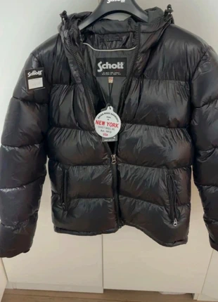 Doudoune Schott N.Y.C Columbus noire à capuche, marca: Schott, estado: Nuevo con etiquetas, tamaño: M, 144,00 €, 151,90 € Protección al comprador incluida