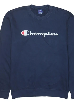 Champion 90's spellout crew neck sweatshirt medium navy blue, brand: Champion, condition: Very good, size: M / 10, £25.00, £26.95 includes Buyer Protection Pro