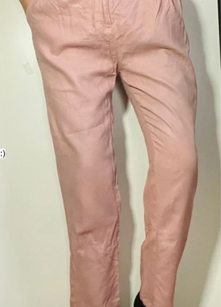 Pantalon rose en lin femme taille 44 / Promod, marque: Promod, état: Très bon état, taille: XXL / 44 / 16, 6,00 €, 7,00 € Protection acheteurs (Pro) incluse