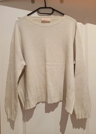 🌸 Pull manches longues Banditas From Marseille blanc taille unique en viscose polyester et polyamide, marke: Banditas from Marseille, zustand: Gut, größe: Einheitsgröße, 5,00 €, 5,95 € inklusive Vinted-Käuferschutz