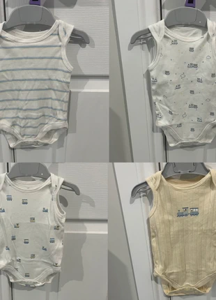 Dunnes 0-3 month vests x 4, brand: Dunnes Stores, condition: Very good, size: 1-3 months / 56 cm, £1.50, £1.92 includes Buyer Protection