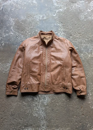 Light Brown Shearling Nappa Jacket, Premium Soft Leather, marque: Real Leather, état: Très bon état, taille: L, 49,99 €, 53,19 € Protection acheteurs (Pro) incluse