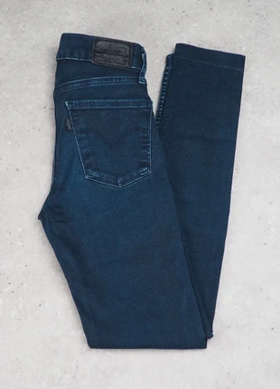 Jeans femme Levis 710 super skinny bleu marine logo brodé - taille 24x32 / 34FR, brand: Levi's, condition: Very good, size: XS / 34 / 6, €20.00, €21.70 includes Buyer Protection Pro