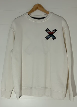 Sudadera Blue Banana blanca logo X bordado, brand: Blue Banana, condizioni: Nuovo senza cartellino, taglia: L, €32.00, €34.30 include la Protezione acquisti