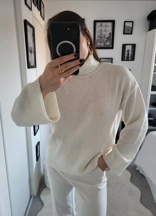 Pull col roulé crème NAKD, marque: NA-KD, état: Très bon état, taille: S / 36 / 8, 17,00 €, 18,55 € Protection acheteurs incluse