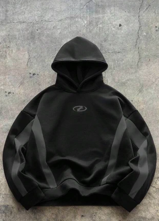 Hoodie noir Y2K oversized – Style techwear, marque: y2k, état: Neuf sans étiquette, taille: M, 50,00 €, 53,20 € Protection acheteurs incluse