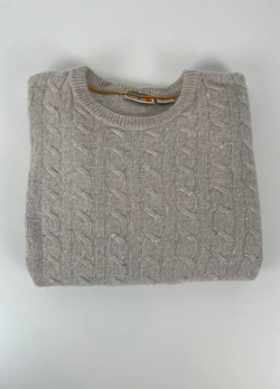 Pull Torsadé Timberland – Blanc Cassé / Gris – Taille M (XL étiquette), brand: Timberland, condizioni: Ottime, taglia: M, €27.00, €29.05 include la Protezione acquisti