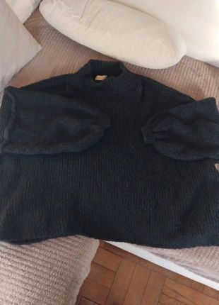 Pull oversize noir, brand: Made In Italy, condition: Good, size: One size, €8.00, €9.10 includes Buyer Protection