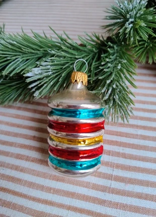 Vintage! Mooie lampion kerstornament kerstbal, merk: Vintage, staat: Heel goed, € 12,50, € 13,83 inclusief Kopersbescherming Pro