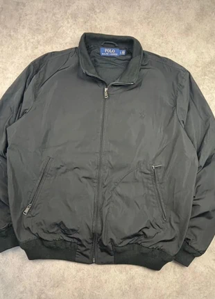 Veste Harrington Ralph Lauren noire logo brodé noir - taille L, brand: Ralph Lauren, condizioni: Ottime, taglia: L, €79.90, €84.60 include la Protezione acquisti Pro