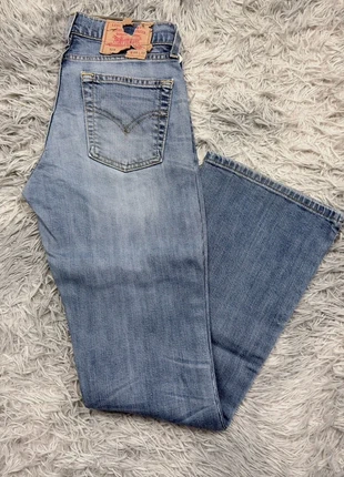 Jean 525 bootcut bleu délavé women femme Levis taille W28 x L32 JLM202, merk: Levi's, staat: Heel goed, maat: M / 38 / 10, € 21,00, € 22,75 inclusief Kopersbescherming Pro