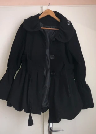 Manteau en laine court uni noir taille L 40 3, état: Très bon état, taille: L / 40 / 12, 8,00 €, 9,10 € Protection acheteurs incluse