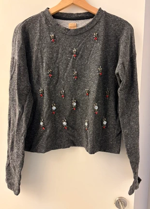 Sweater met Swarovski-achtige steentjes 💎, marque: Zara, état: Très bon état, taille: M / 38 / 10, 9,00 €, 10,15 € Protection acheteurs incluse
