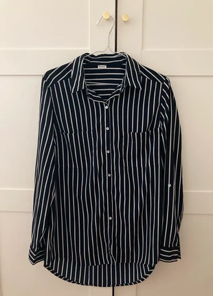 Chemise à rayures bleu foncé et blanc, marca: Pimkie, estado: Muy bueno, tamaño: S / 36 / 8, 3,00 €, 3,85 € Protección al comprador incluida