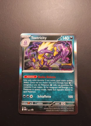 carta Pokemon toxtricity mep 017 holo stamped foil italiana near mint, marke: Pokémon, zustand: Neu, 9,90 €, 11,10 € inklusive Vinted-Käuferschutz